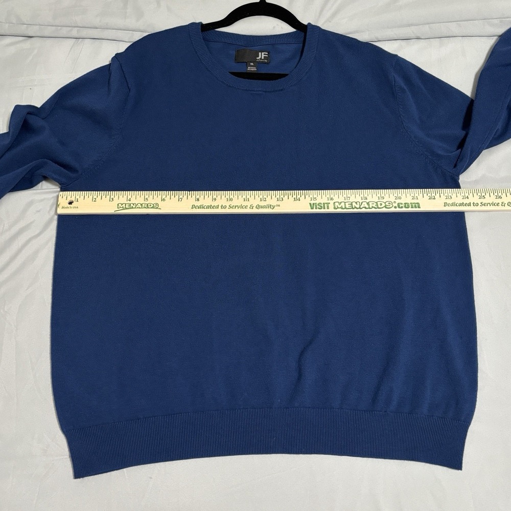 J. Ferrar Lightweight Crewneck Sweater Blue Sz XXL - Picture 4 of 6